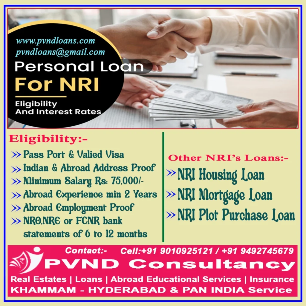 NRI LOAN Services – Home Loan & Personal Loans | PAN India